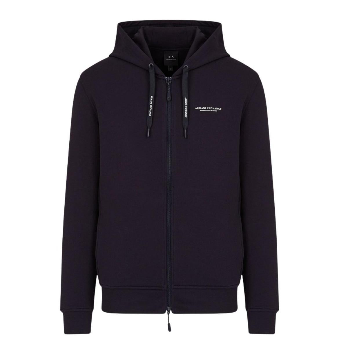 Felpa Full zipp Cappuccio Armani Exchange 35210