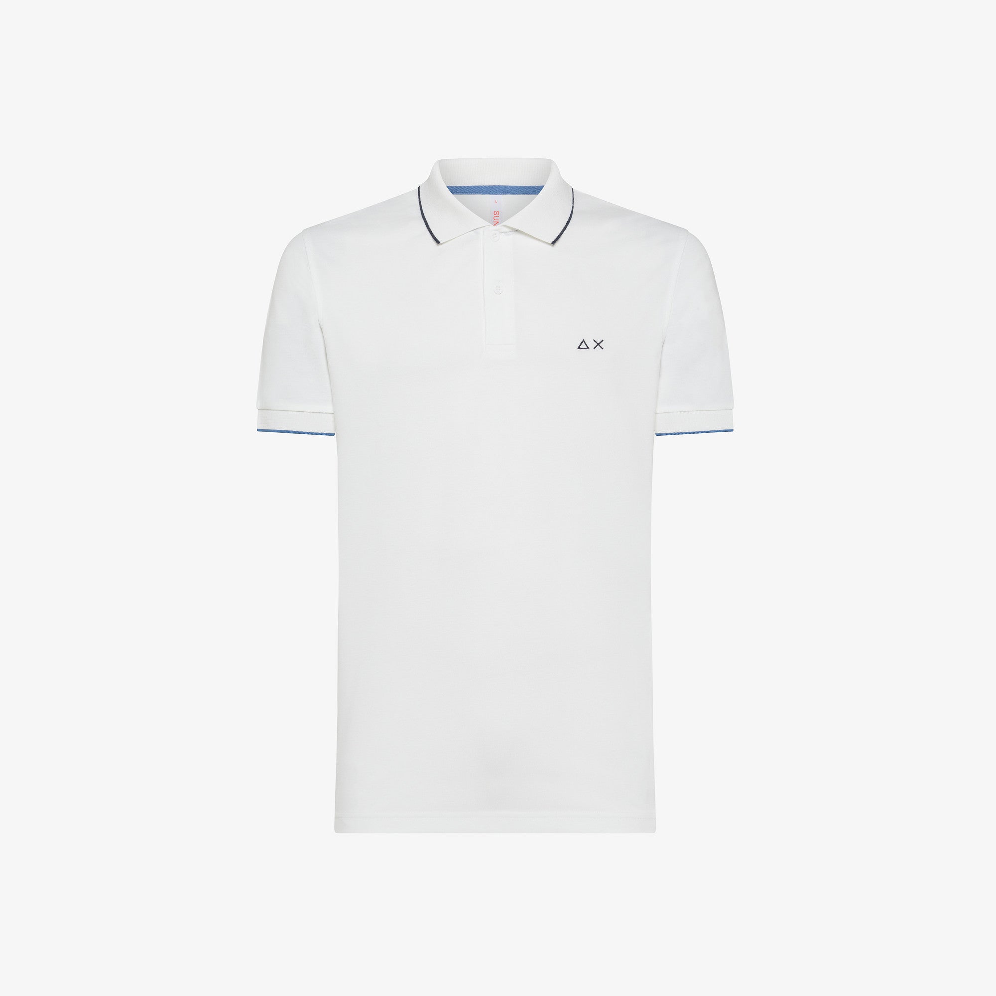 Polo Sun68 Small Stripes on Collar 33956
