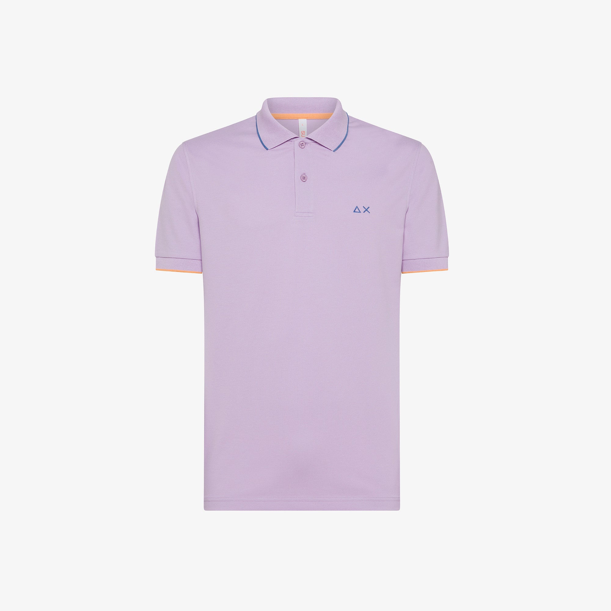 Polo Sun68 Small Stripes on Collar 33956