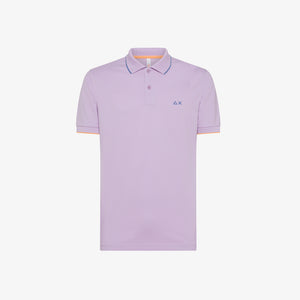 Polo Sun68 Small Stripes on Collar 33956