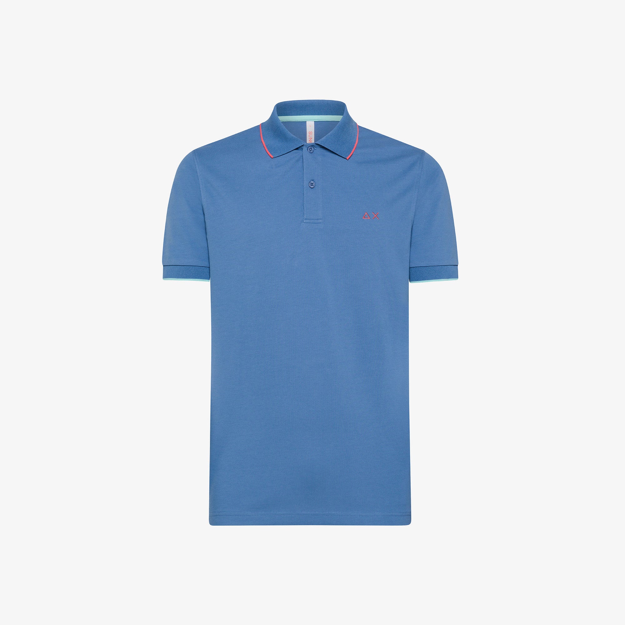 Polo Sun68 Small Stripes on Collar 33956