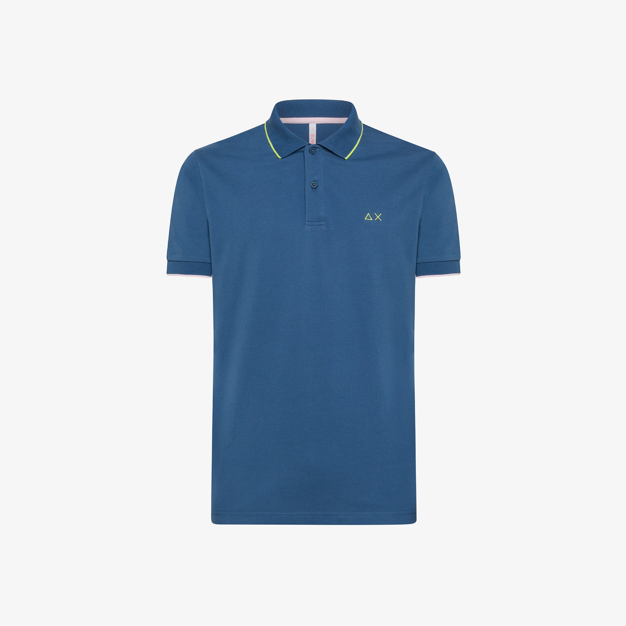 Polo Sun68 Small Stripes on Collar 33956