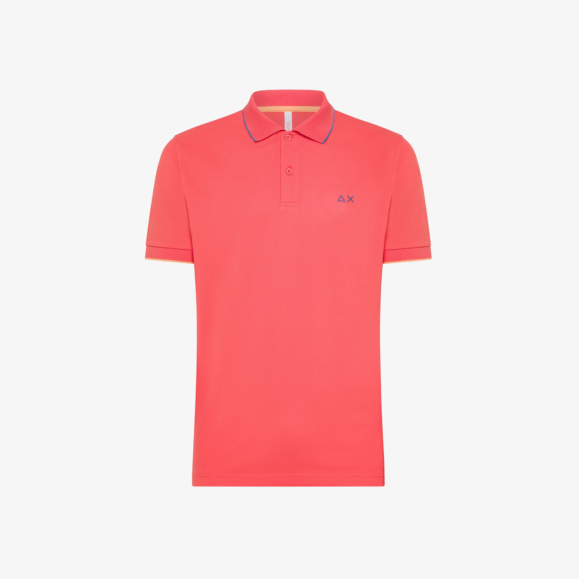 Polo Sun68 Small Stripes on Collar 33956