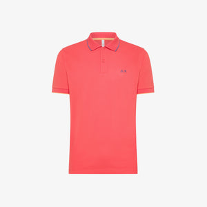 Polo Sun68 Small Stripes on Collar 33956