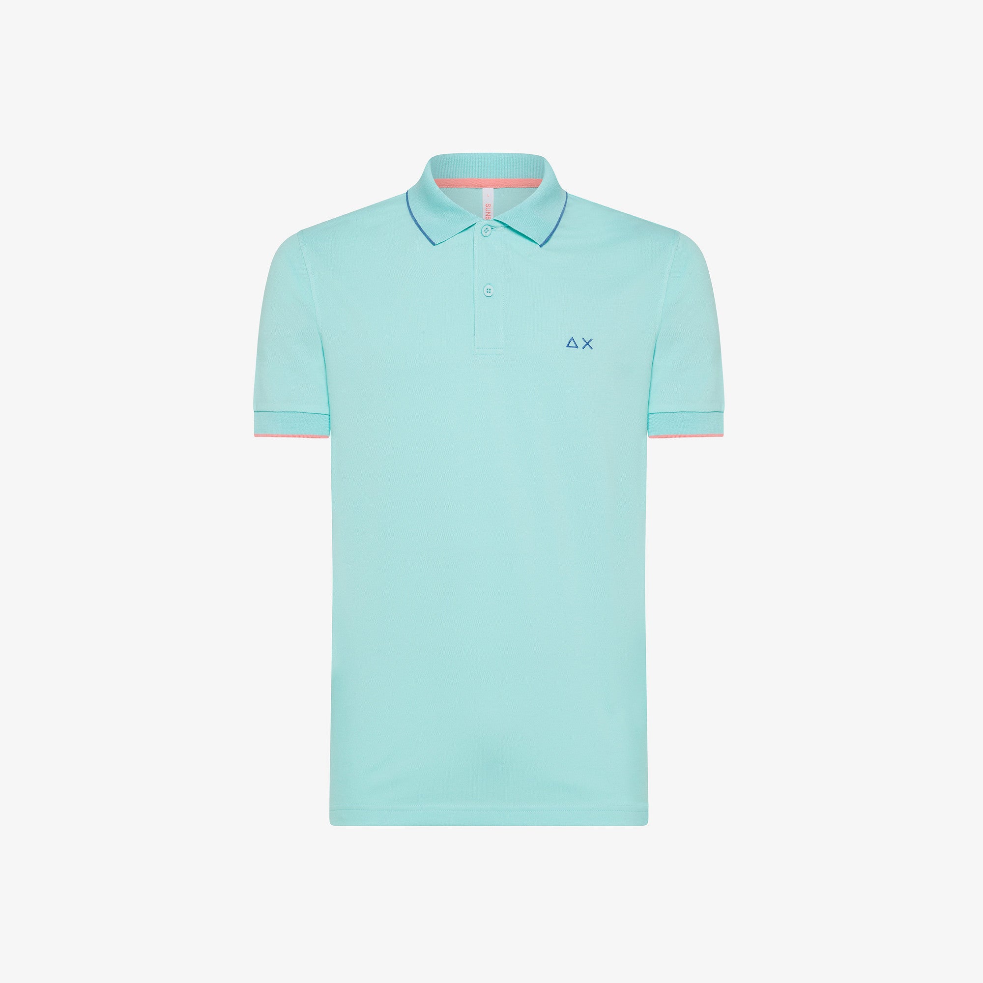 Polo Sun68 Small Stripes on Collar 33956