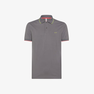 Polo Sun68 Small Stripes on Collar 33956