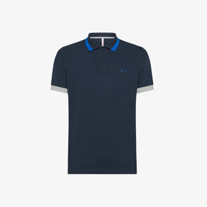 Polo Sun68 Big Stripes on collar 33989