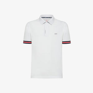 Polo Sun68 Stripes on Placket 33960