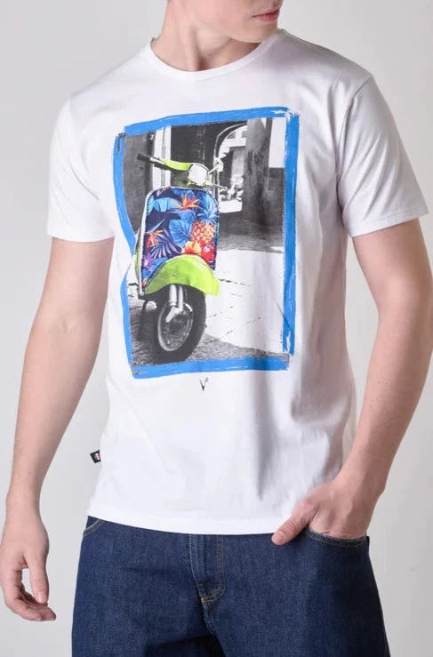 T-Shirt V2 stampa Moto 33680