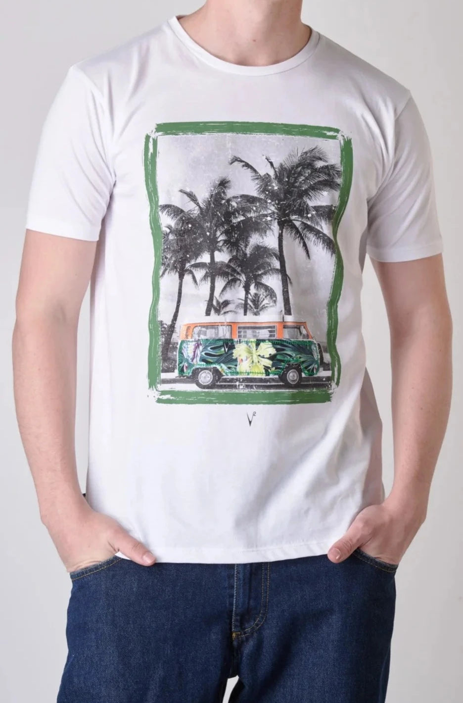 T-Shirt V2 stampa Furgoncino 33681