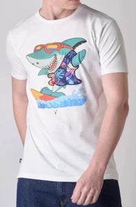 T-Shirt V2 stampa Squalo 33679